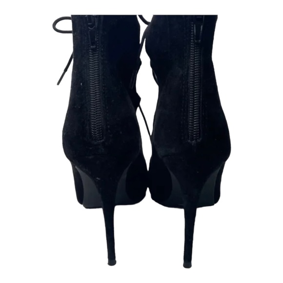 Steve Madden Suede Toe Up HighHeels Size 7.5 - Picture 2 of 4